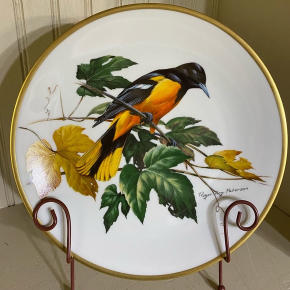 Vintage Other - Roger Troy Peterson Baltimore Oriole bird plate Vintage Other - Roger Troy Peterson Baltimore Oriole bird plate